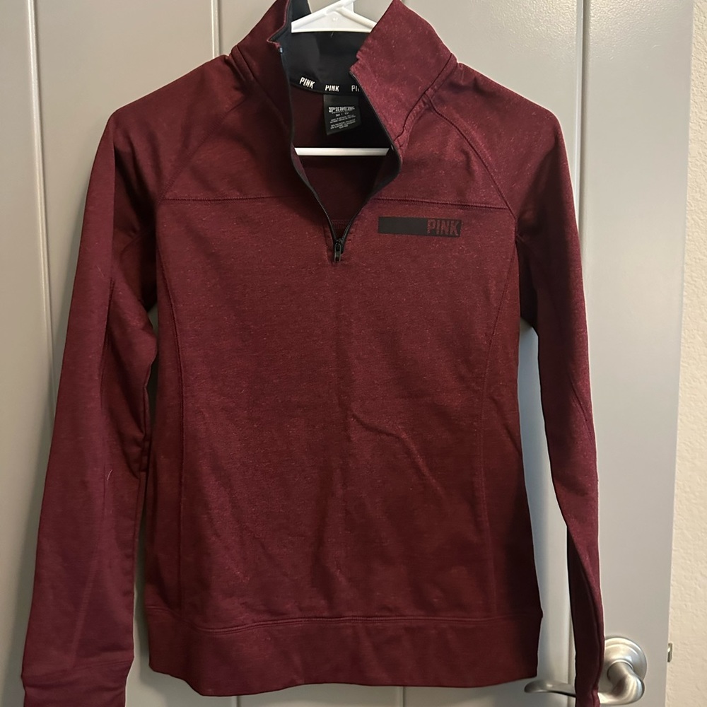Womens quarter zip compression top